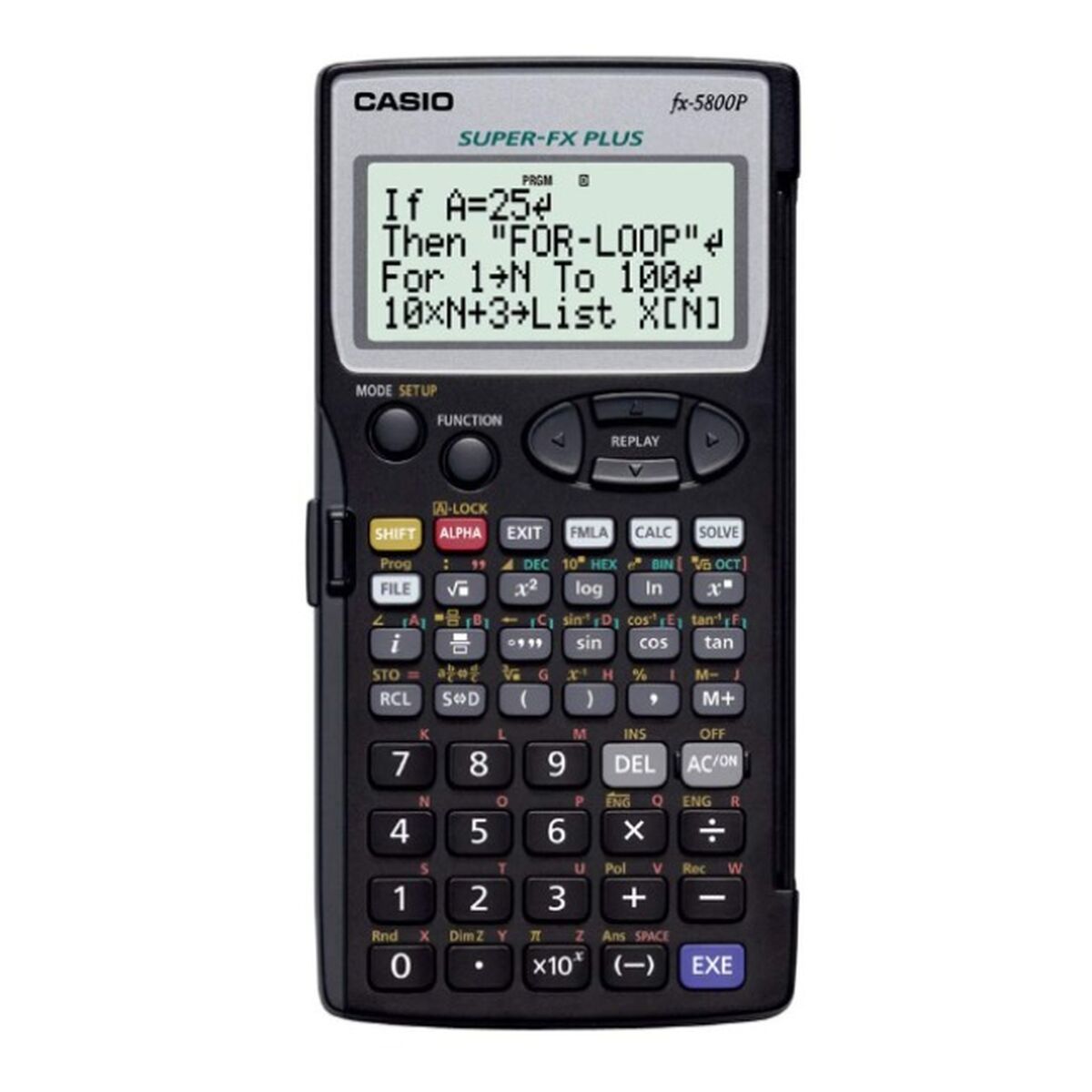 Calculator științific Casio FX-5800P Negru